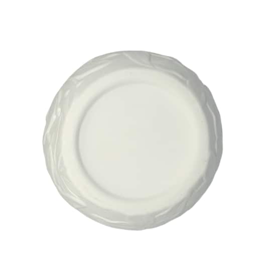 6.25" Embossed Lilies DIY Round Ceramic Vase by Make Market®